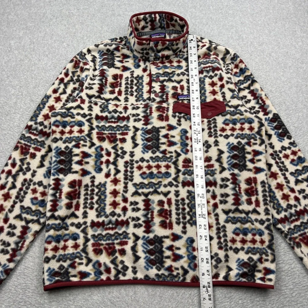 Patagonia Synchilla Snap-T Fleece Mens Large Wandering Woods Pumice Pullover